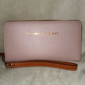 Dooney & Bourke Leather Zop Around Phone Wristlet